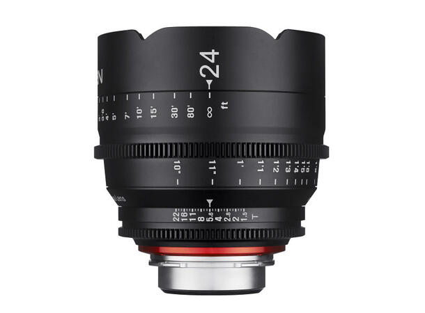 Samyang Xeen 24mm T1.5 Cine Nikon Vidvinkel videoobjektiv